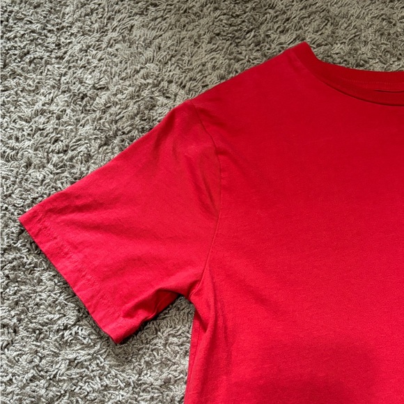 Red polo crew neck t shirt - Picture 3 of 13